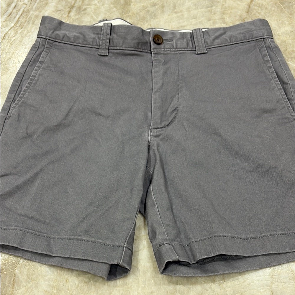 J. Crew Gray Flat Front Shorts Tailored Fit